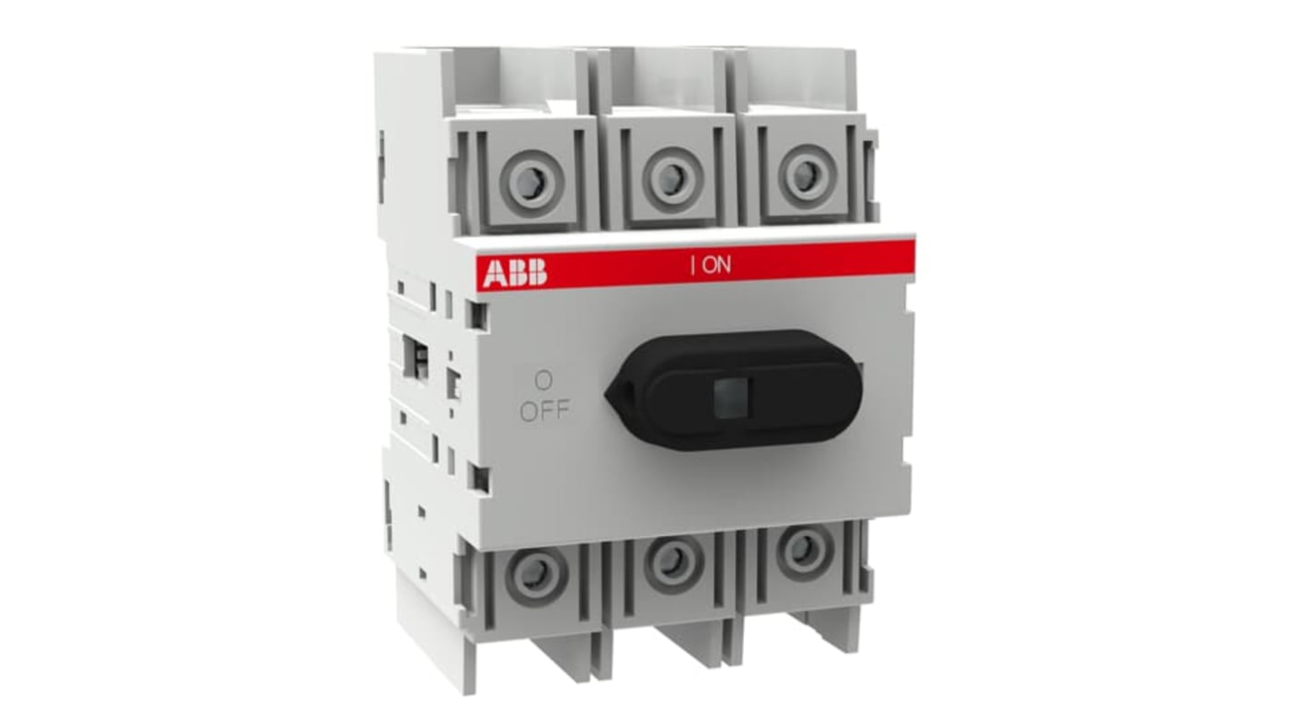 ABB Sezionatore interruttore integrato 125A, 3 poli, con contenitore in acciaio galvanizzato e protezione IP65.