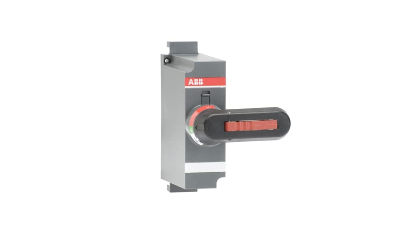 Manopola rotante ABB per sezionatori, dimensioni 50 x 50 x 100 mm, montaggio diretto, codice 1SCA022763R3510.