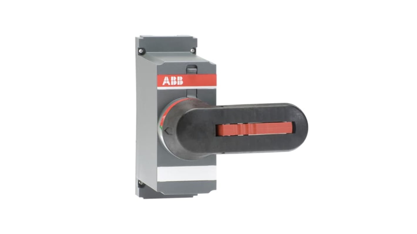 Manopola rotante ABB per sezionatori, dimensioni 50 x 50 x 100 mm, peso 0,33 kg, montaggio diretto, codice 1SCA022763R3930.