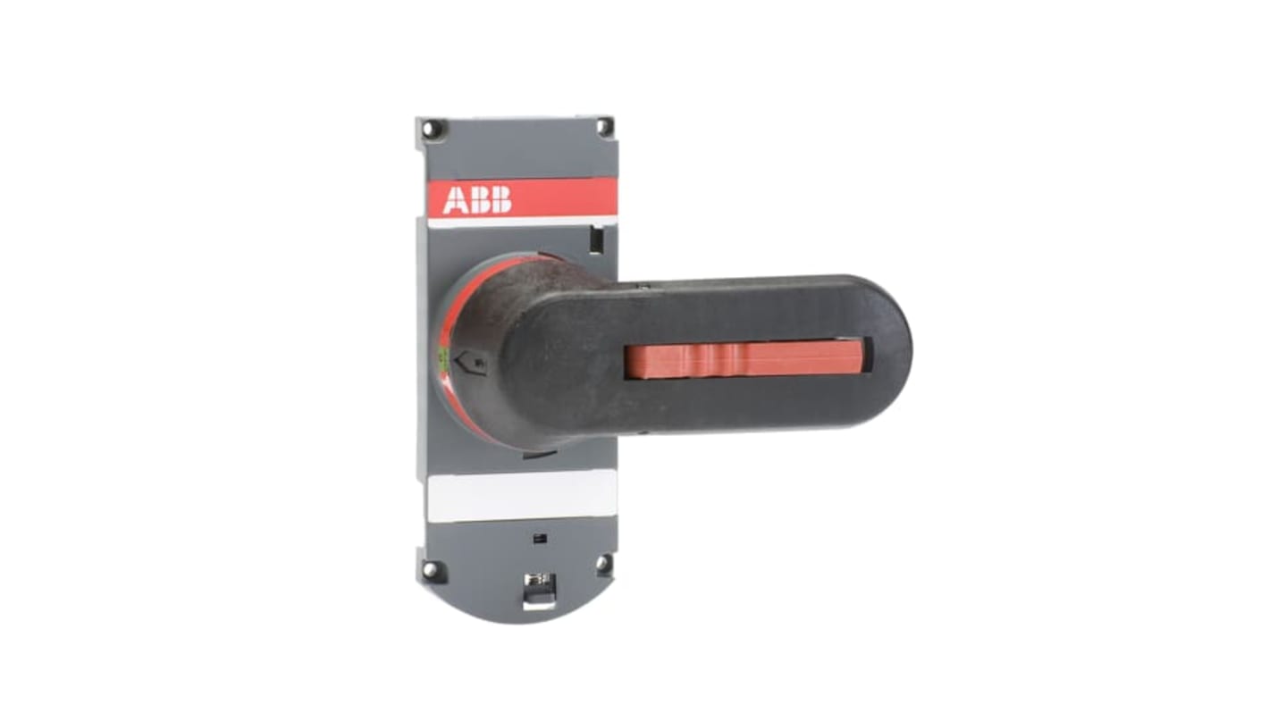 Manopola rotante ABB per sezionatori, dimensioni 43 x 33 x 95 mm, peso 0,191 kg, codice 1SCA022783R0170. Compatibile con serie 1SCA02.