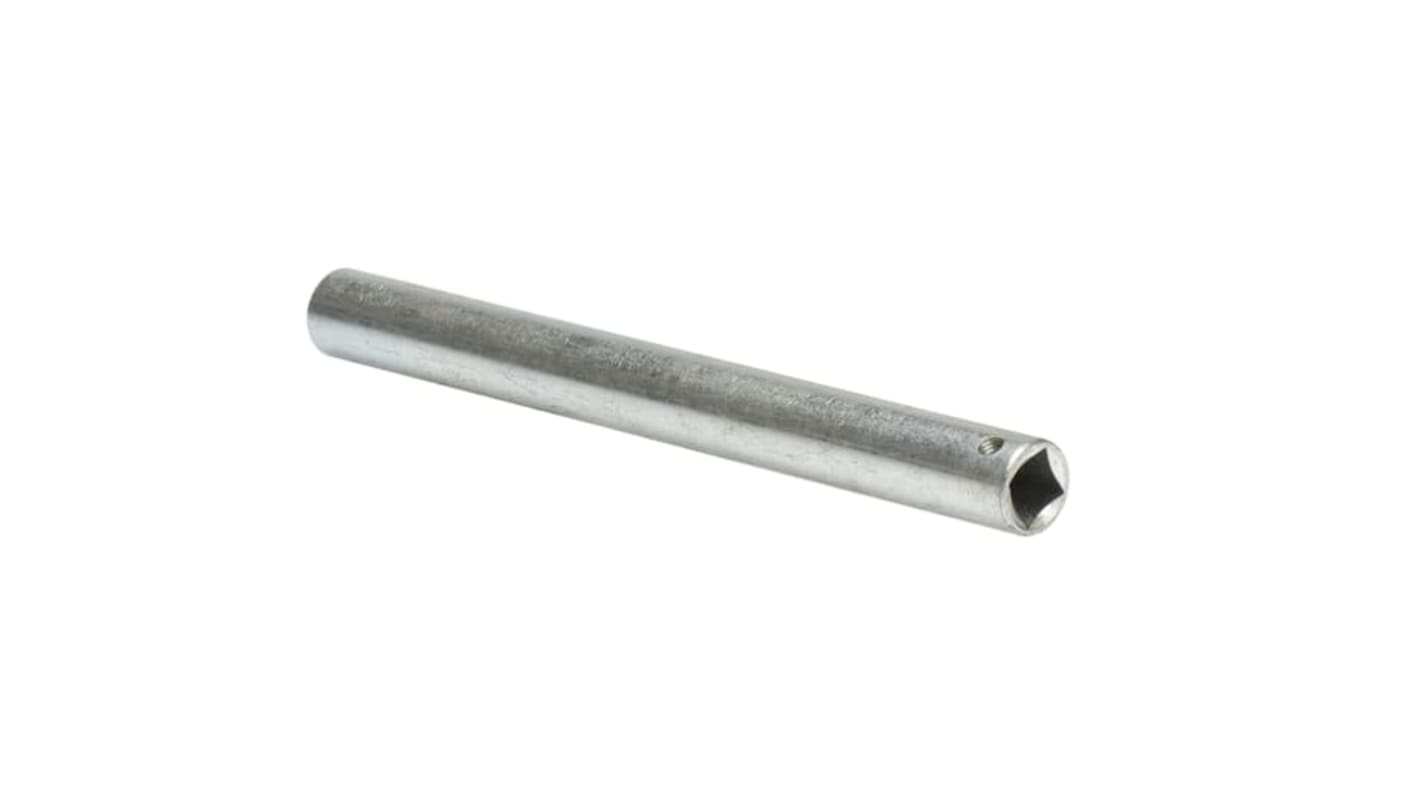 Tubo in acciaio ABB 1SCA103684R1001, dimensioni 20 x 20 x 210 mm, compatibile con interruttori-sezionatori a distanza di fase 140 mm o 185 mm.
