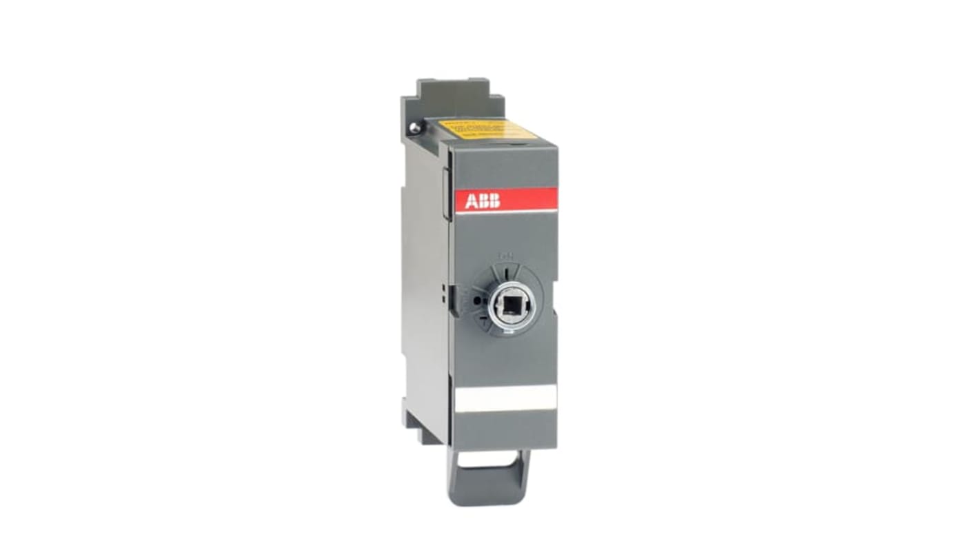 Interblocco per fusibili ABB 1SCA106532R1001, dimensioni 40 x 125 x 130 mm, peso 0,32 kg, progettato per interruttori della gamma OS.