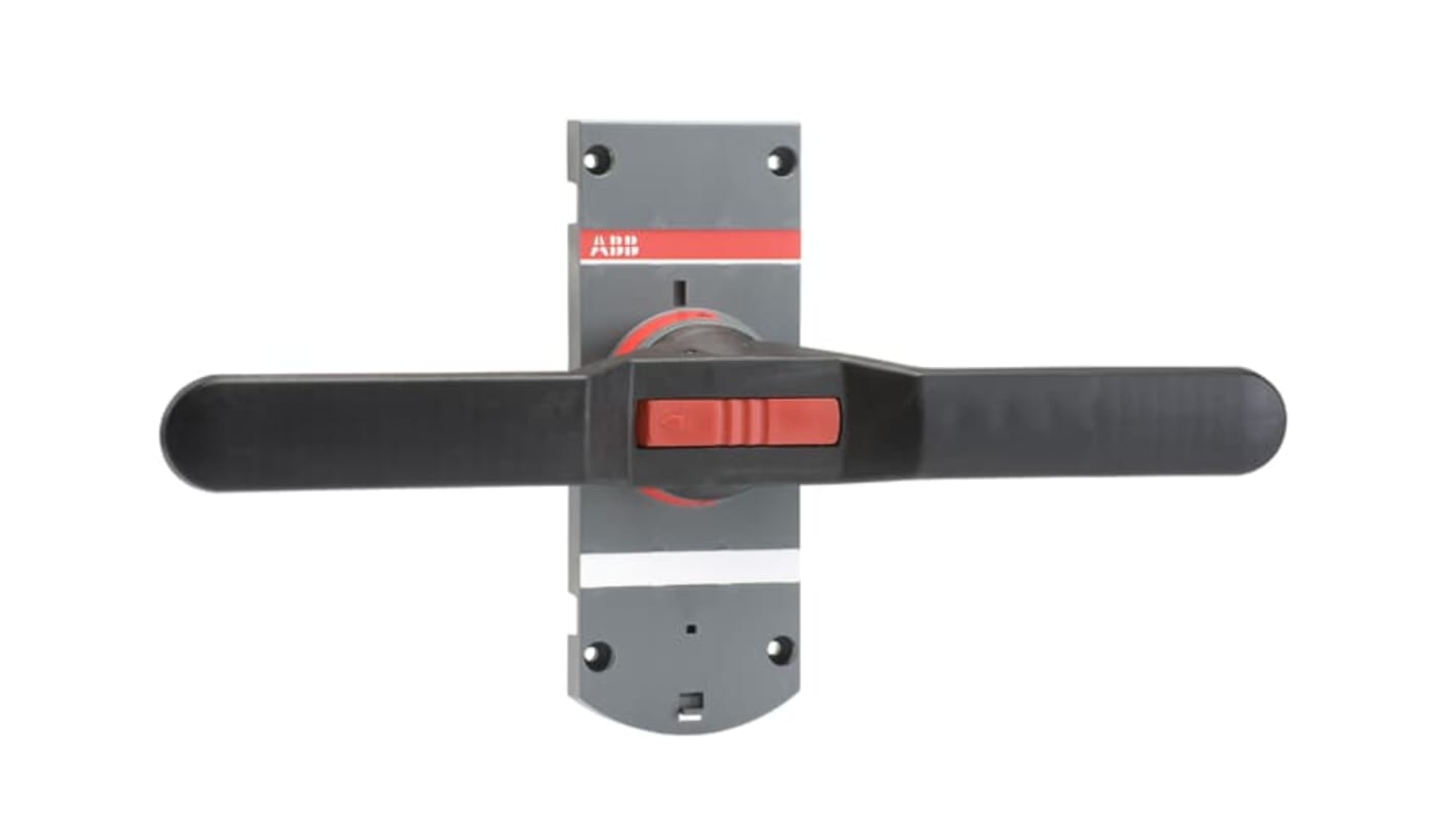 Manopola rotante ABB per sezionatori, dimensioni 106 x 65 mm, lunghezza 400 mm, peso 0,75 kg, codice 1SCA111301R1001.