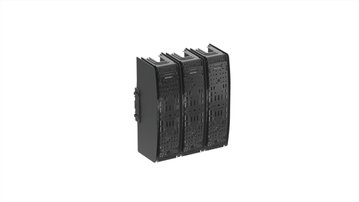 Portafusibile ABB 1SCA151169R1001 per interruttore sezionatore, montaggio su piastra, grado di protezione IP20, terminale a bullone.