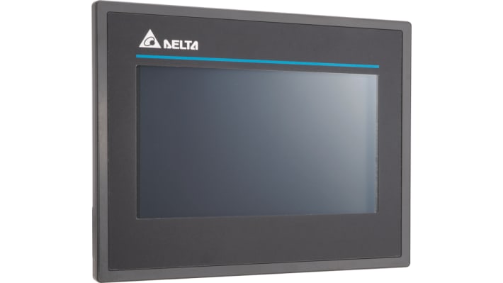 Delta Electronics DOP-103SQ, display HMI touch screen 4,3" LCD TFT, risoluzione 480 x 272 pixel, retroilluminato a LED.