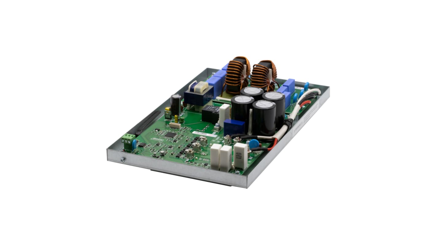 Scheda driver Carlo Gavazzi RVPM3400800FPF per compressori, 22 A, 400 V, azionamenti a frequenza variabile, plug and play.