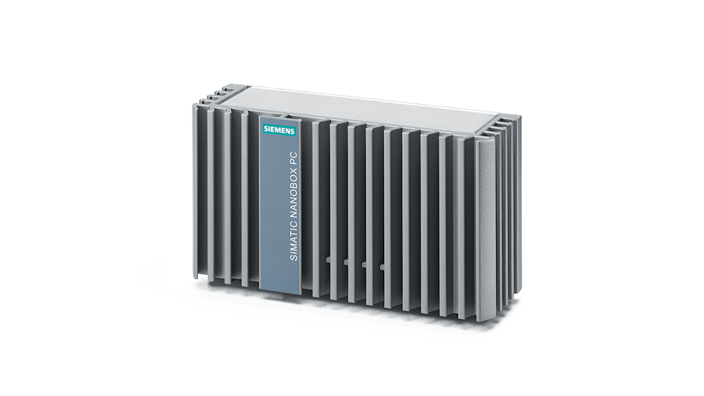 Modulo logico Siemens 6AG26478BE721HA1, serie SIPLUS, con porte Ethernet, USB e alimentazione 24 V c.c., dimensioni 100 x 191 x 60 mm.