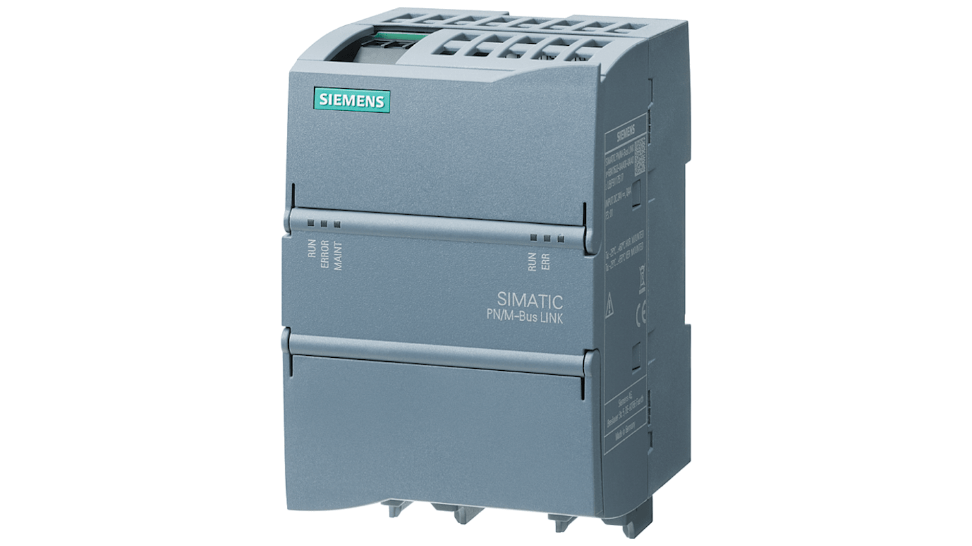 Accoppiatore Siemens 6BK16220AA000AA0 per serie SIMATIC, montaggio su guida DIN, dimensioni 112 x 70 x 75 mm, alimentazione 24 V c.c.