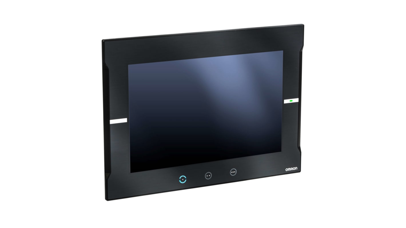 Omron NA5-12W101B-V1, display HMI touch screen 12,1" TFT, risoluzione 1280 x 800, telaio nero, IP65.