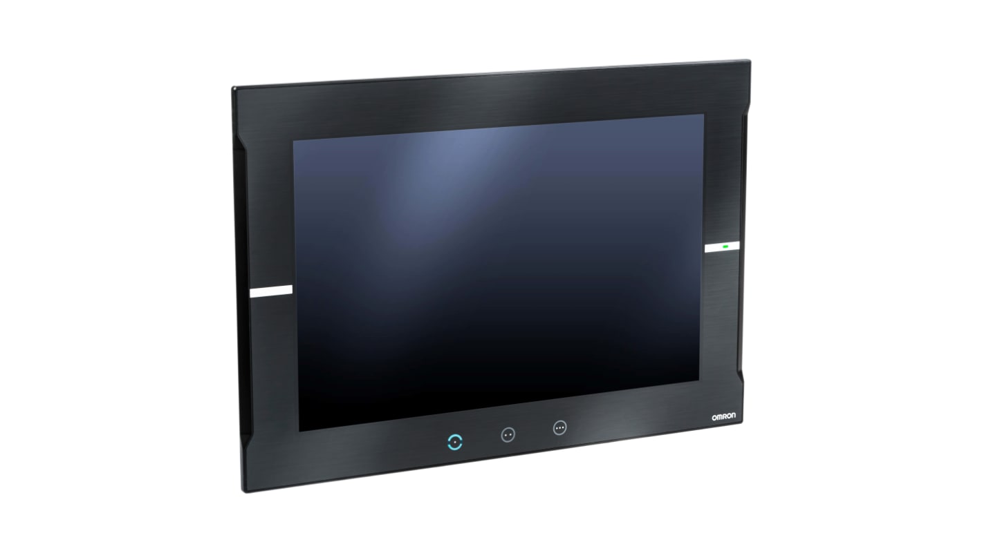 Display HMI touch screen Omron NA5-15W101B-V1, 15,4 pollici, risoluzione 1280 x 800, telaio nero, IP65.
