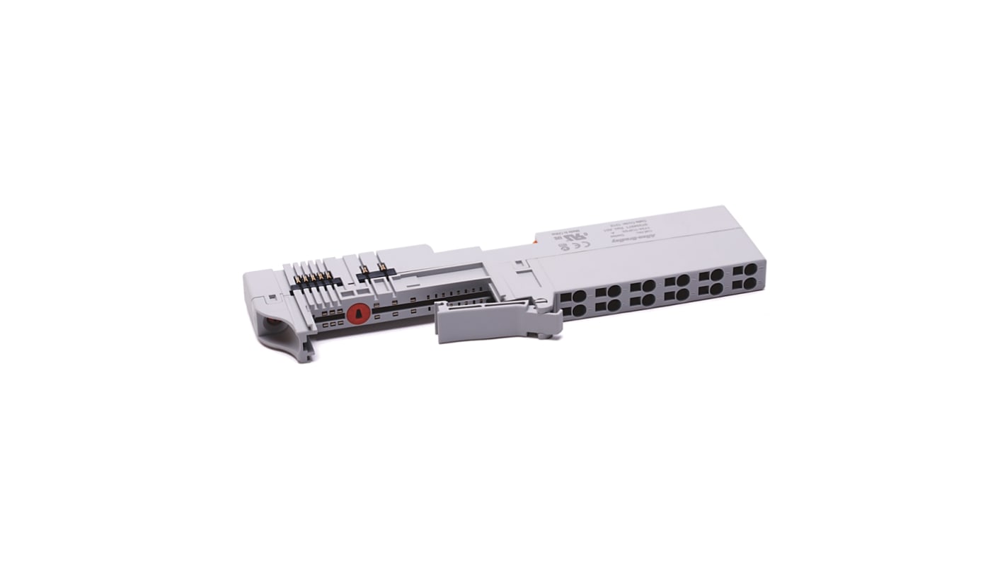 Base terminale I/O Rockwell Automation 1734-TOP3S con morsetto a molla, 12 terminazioni. Accessorio per moduli I/O, dimensioni 49 x 12 x 168 mm.