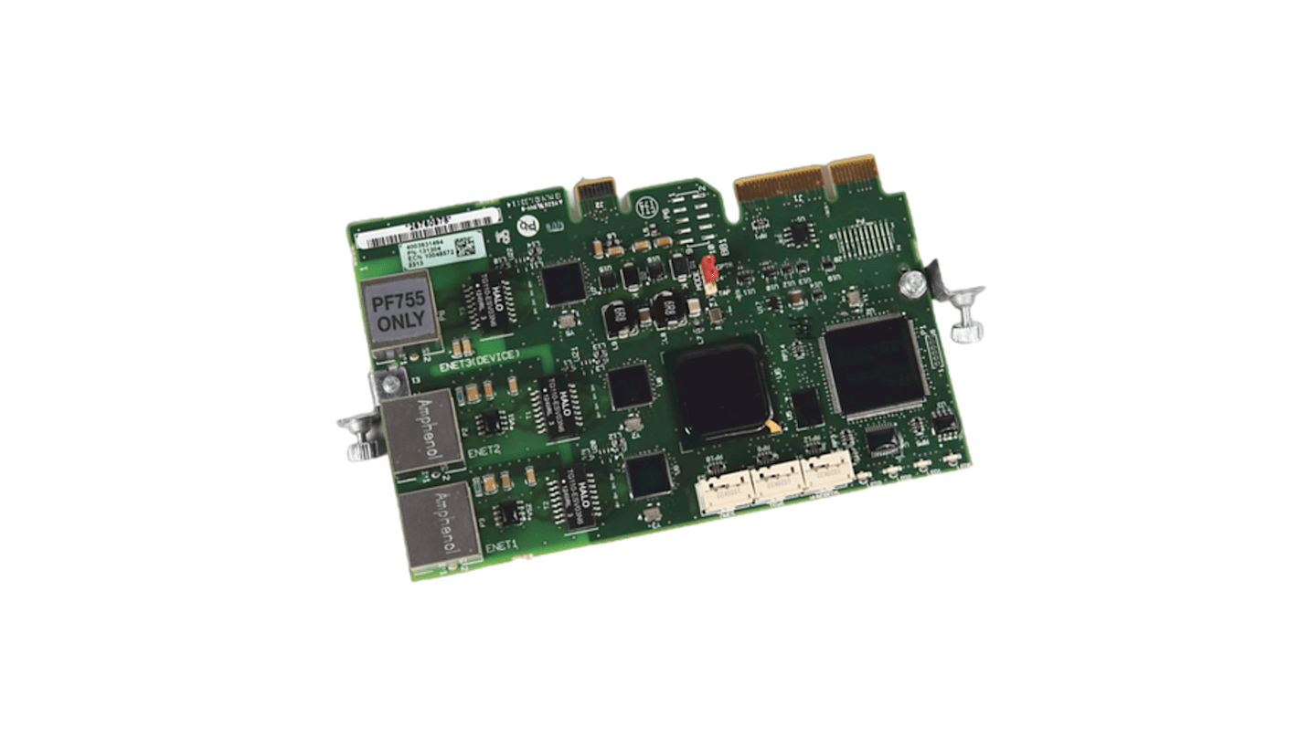 Adattatore Ethernet-IP Rockwell Automation 20-750-ENETR, con 2 porte per connessioni industriali affidabili.