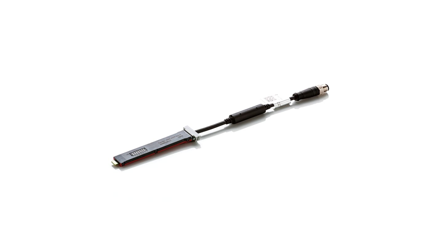 Accessori per sensori di sicurezza Rockwell Automation 450L-APR-ED-8, connettore M12, cavo 8 pin, lunghezza 150 mm.