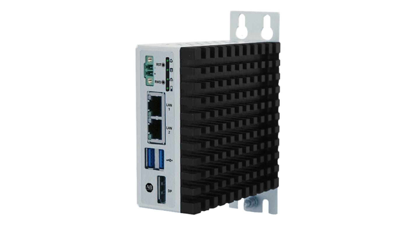 Computer industriale Rockwell Automation 6300T, processore Intel Atom, RAM 4 GB, display 4K, alimentazione 24 V c.c.