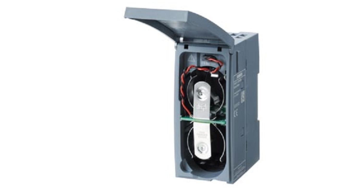 Coperchio Siemens 6NH3112-3BA00-1XX2 per SIMATIC RTU3000C, contenitore batterie, dimensioni 100 x 45 x 75 mm, classe di protezione IP20.