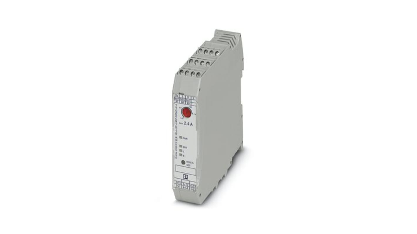 Avviatore ibrido Phoenix Contact 2905513 per motori 3 fasi, 24 V, 2,4 A, grado di protezione IP20, reversibile.