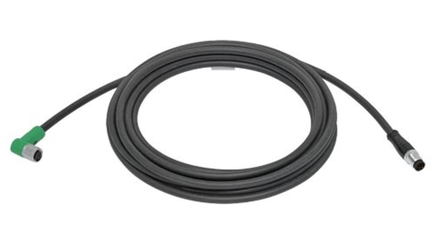 Cavo PLC Siemens 6GF35008BA11, adattatore ASM per MV500, connettori M12 a 12 poli e 8 poli, lunghezza 50 metri.