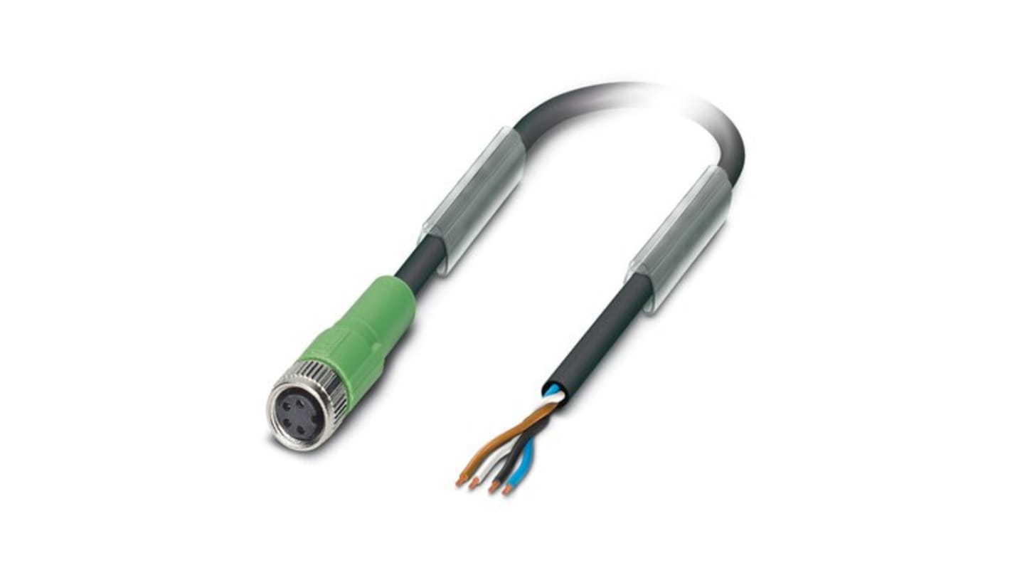 Cavo sensore/attuatore Phoenix Contact 1401062, L. 10m, IP65/IP67. Connettore testato al 100% per connessione sicura.