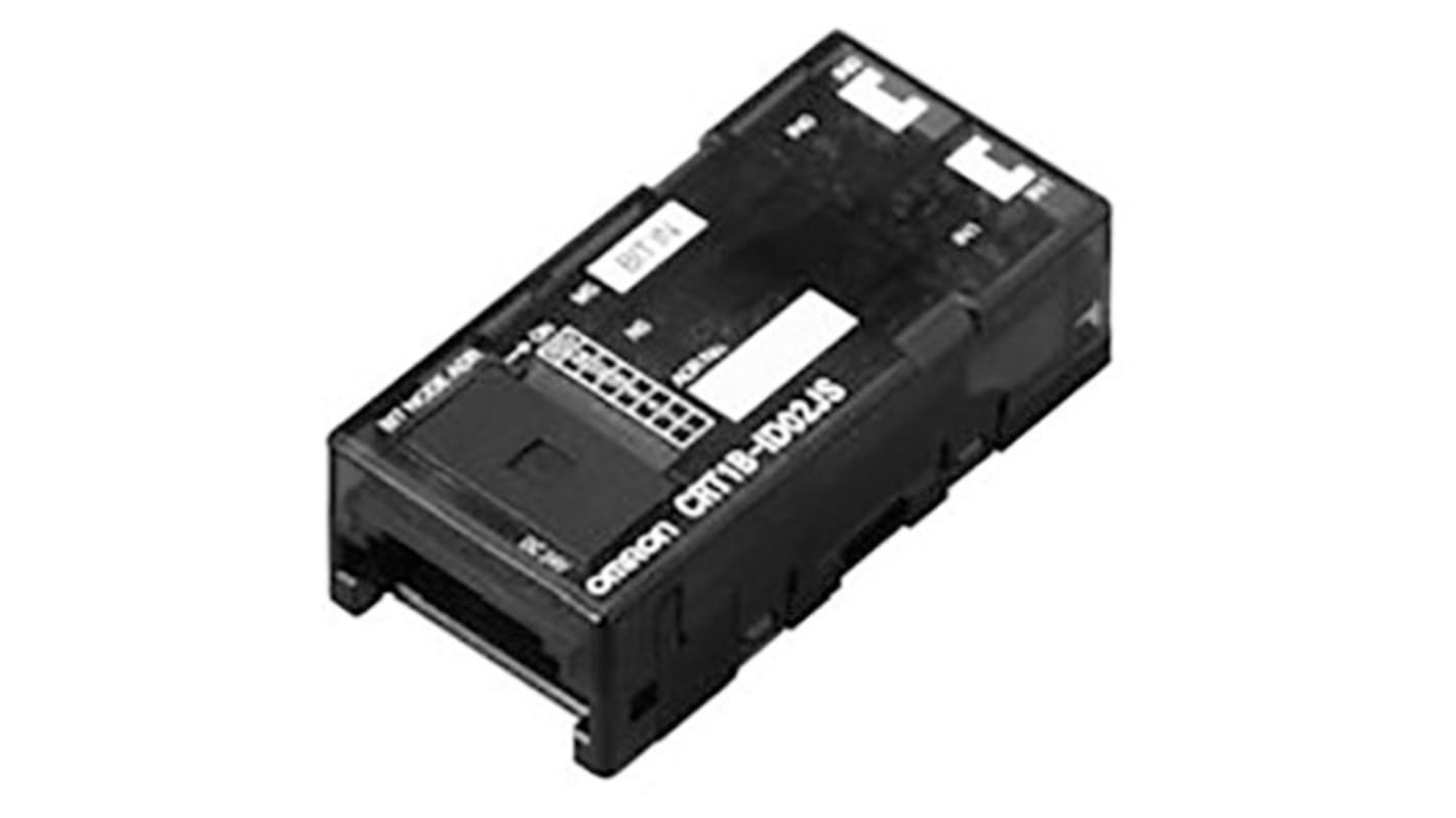 Omron CRT1B-MD02JS, modulo I/O NPN, 1 ingresso/uscita, dimensioni 15 x 24 x 48,9 mm, grado di protezione IP20.