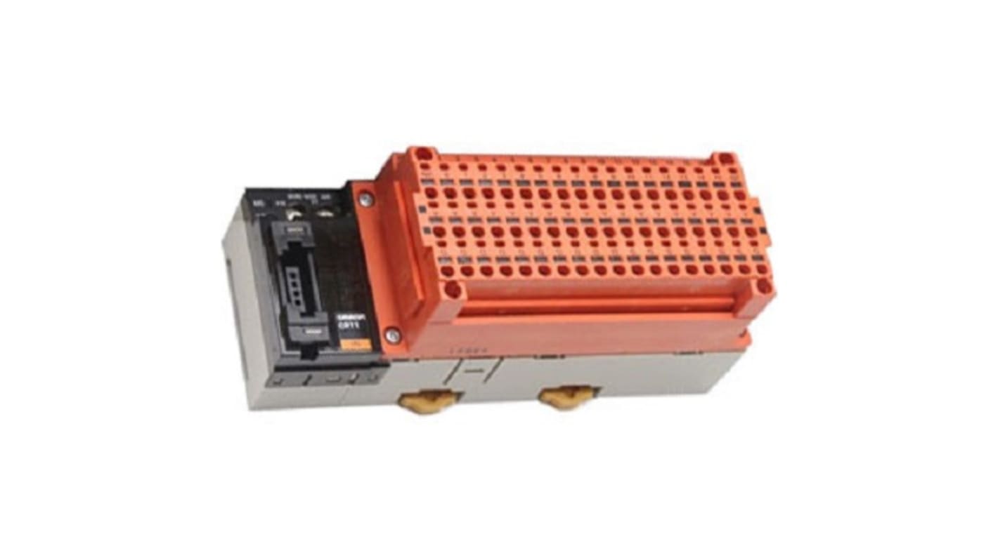 Unità di ingresso digitale Omron CRT1-ID16SL-1, 16 ingressi PNP, 24 V c.c., dimensioni 52 x 132 x 60,3 mm, grado di protezione IP20.