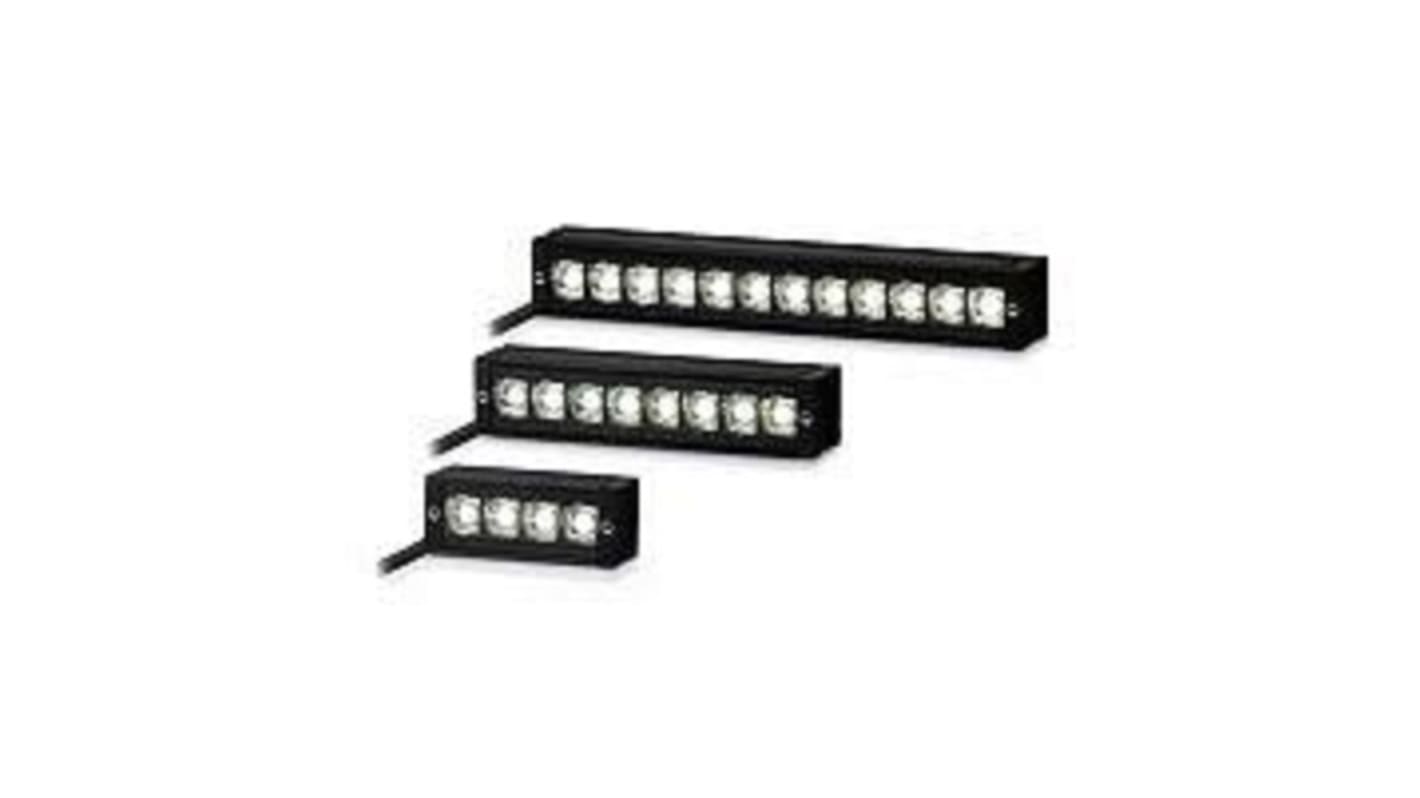 Sensore di visione colore Omron FL-BR5020W-H, LED bianco, dimensioni 50 x 20 mm, cavo 0,3 m, grado di protezione IP20.