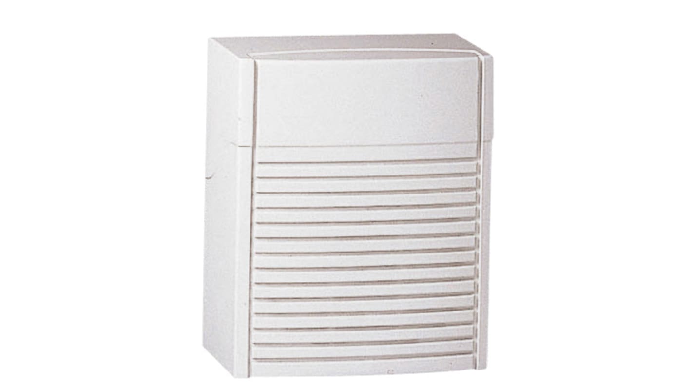 Campanello elettronico Legrand 0 415 44, alimentazione 230 V, custodia bianca, suoni personalizzabili per ambienti rumorosi.