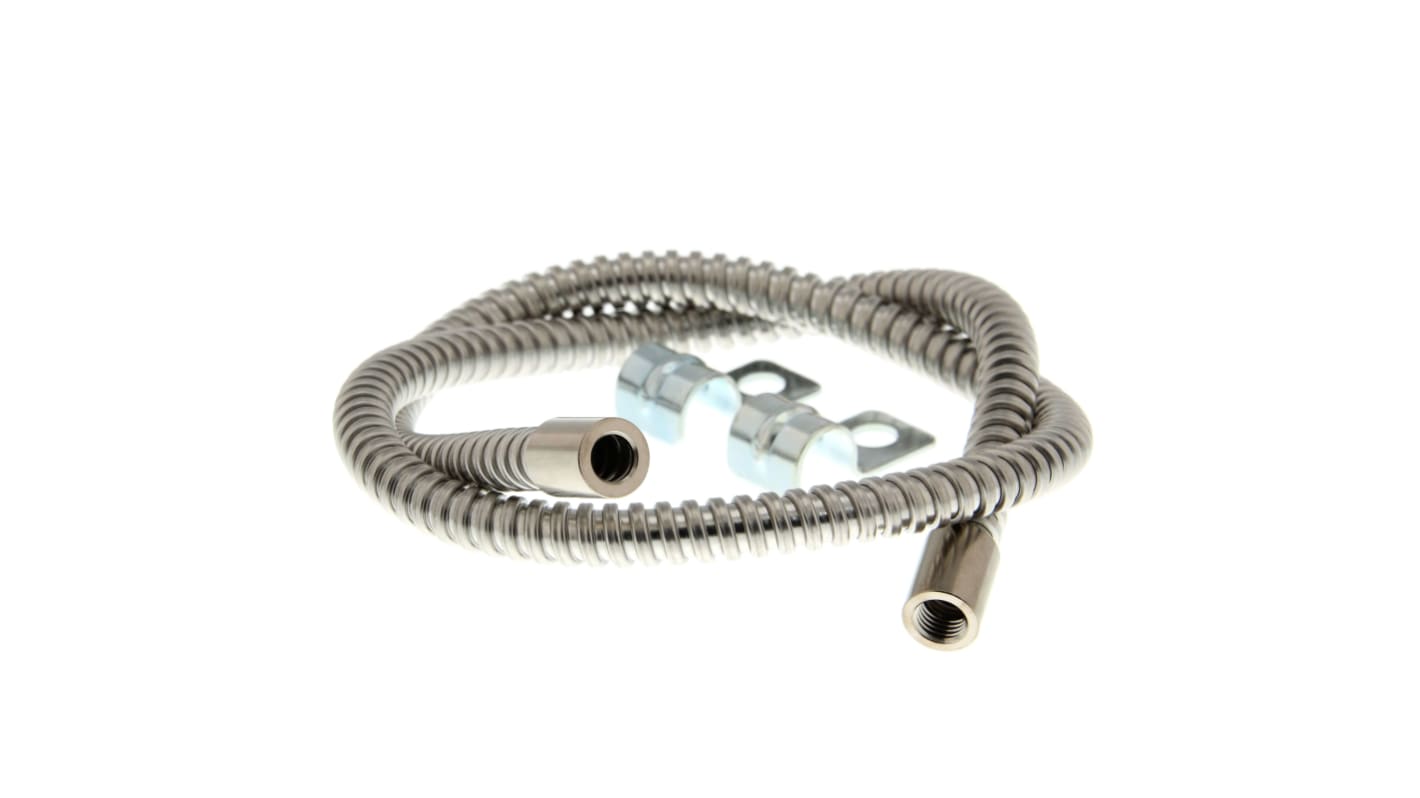 Sensore per fibre ottiche Omron E39-F32A 1M, tubo protettivo in acciaio inox, cavo in fibra ottica di 1 m, terminale M3.