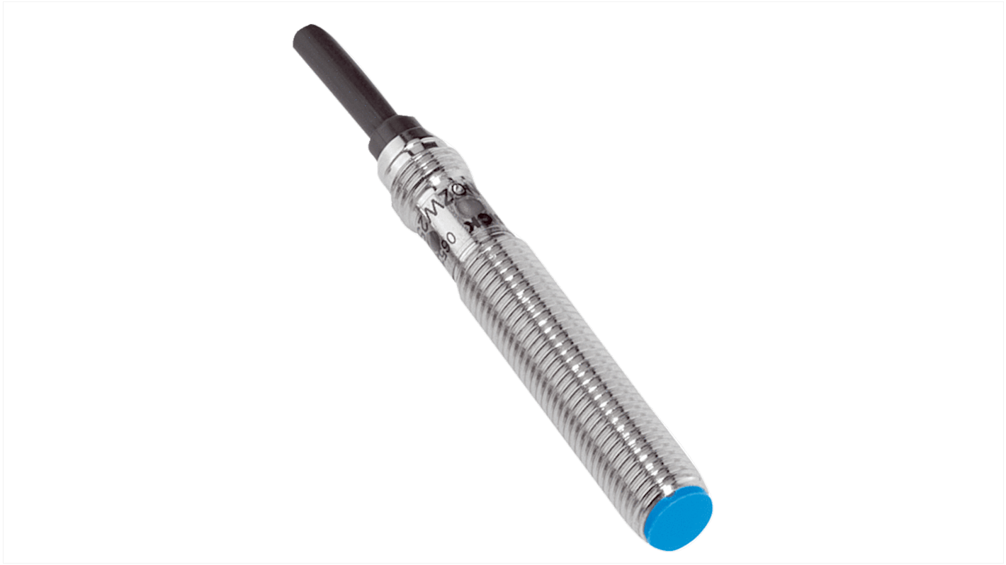 Sensore di prossimità induttivo cilindrico PNP Sick IME08-02BPSZWDSS06, M8 x 1, rilevamento 2 mm, IP67, alimentazione 10-30 V CC.