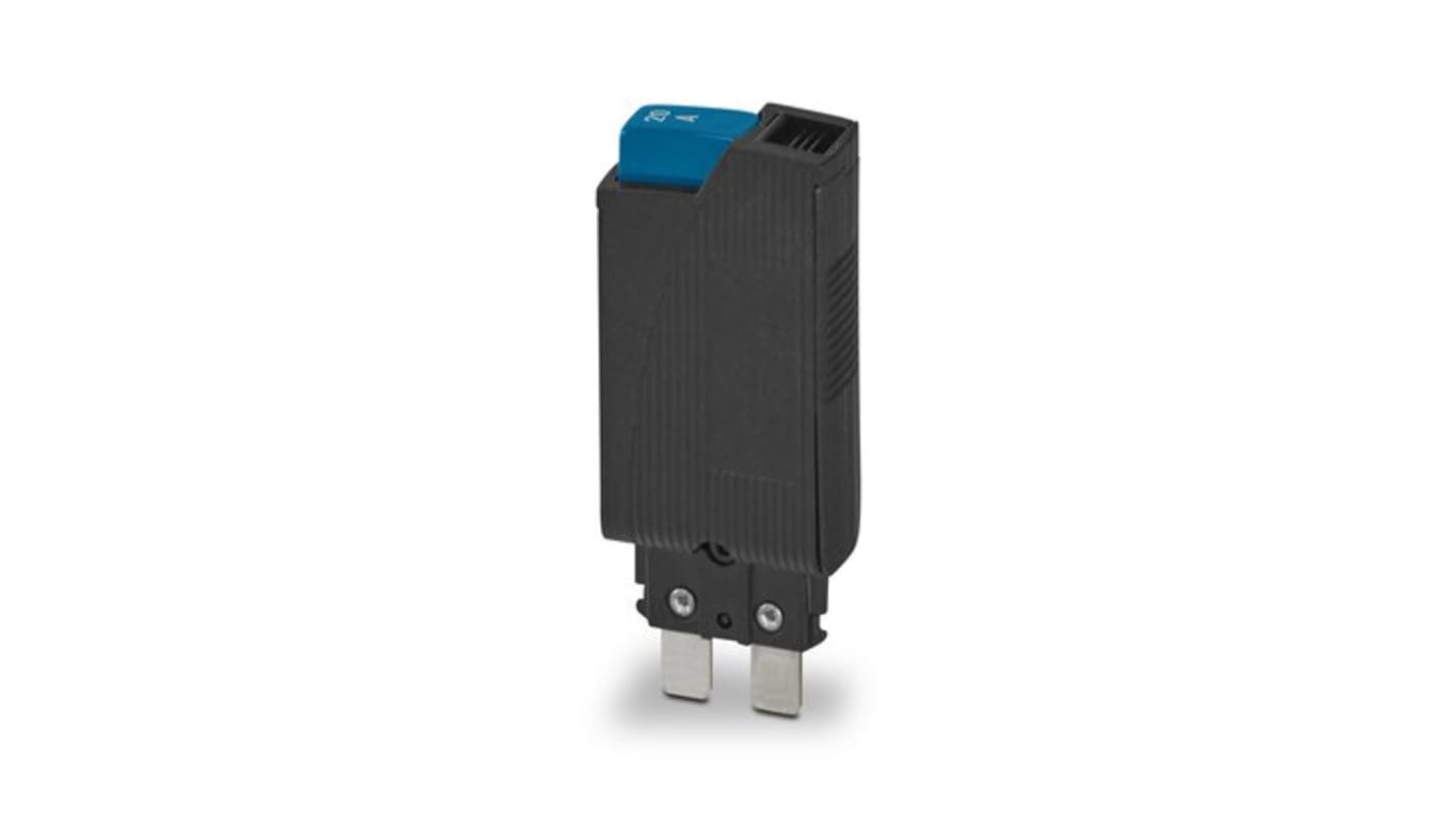 Interruttore termico Phoenix Contact 1324401, 1 polo, 20A, 250V, montaggio su base, larghezza 9.5mm, grado di protezione IP40.