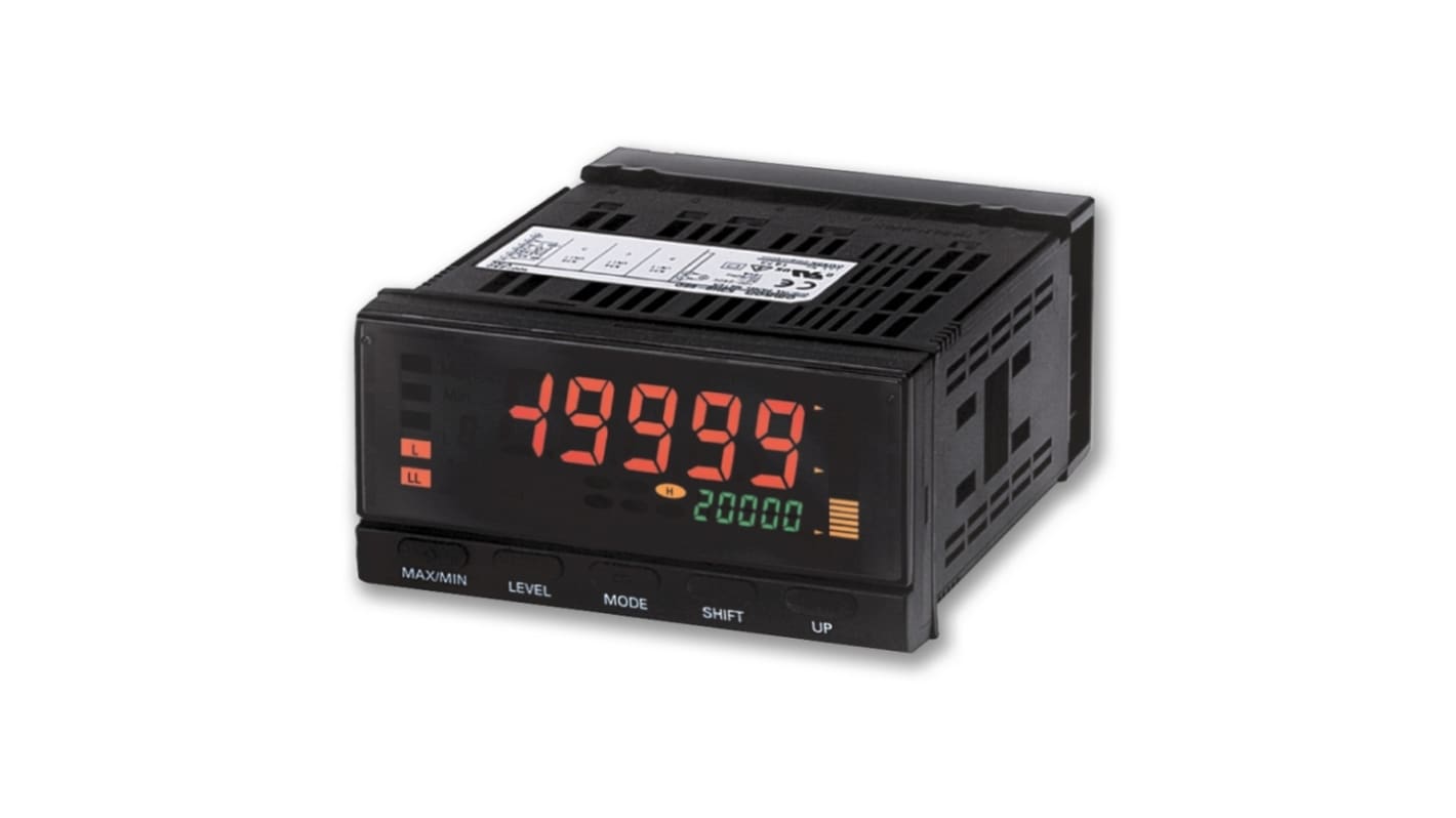 Misuratore digitale multifunzione Omron K3HB-XVA, 100-240VAC, display LCD, dimensioni 48x96mm, contenitore NEMA 4X.