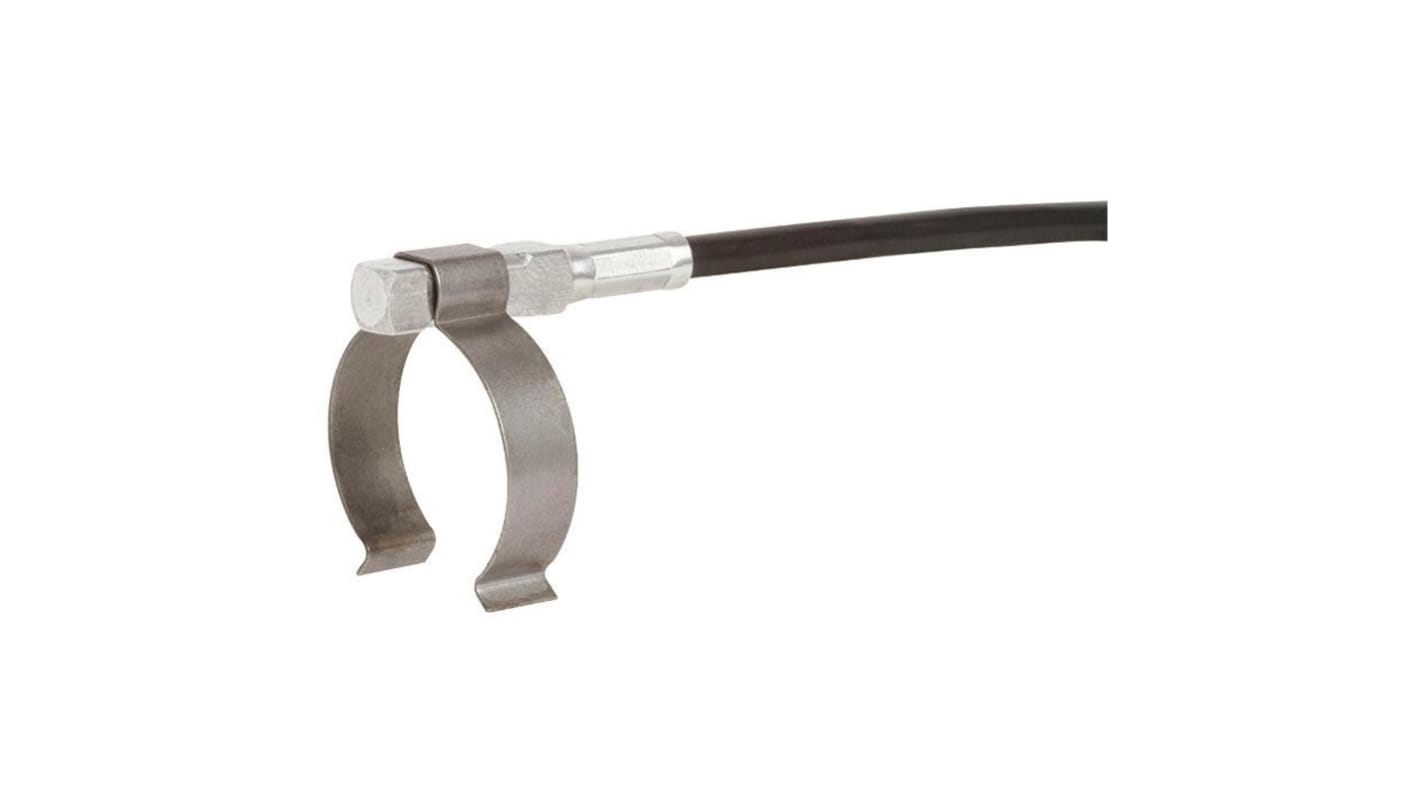 Sensore RTD WIKA 48789647 per misurazione temperatura -50°C/+200°C, design compatto, resistente UV, clip per coperchio solare inclusa.