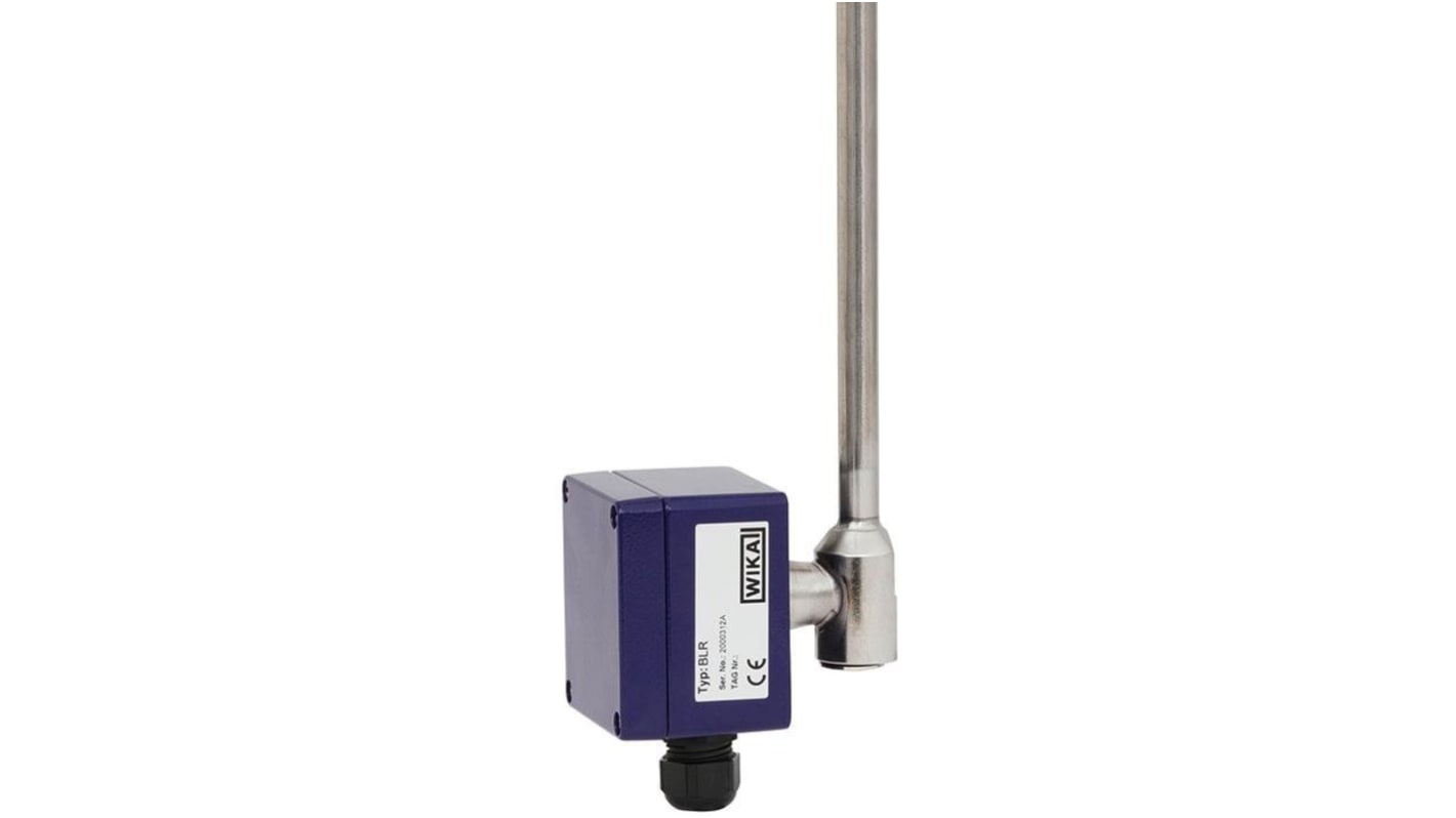 Interruttore a galleggiante WIKA 48719757 in acciaio inossidabile, montaggio inferiore, per il controllo del livello dei liquidi.