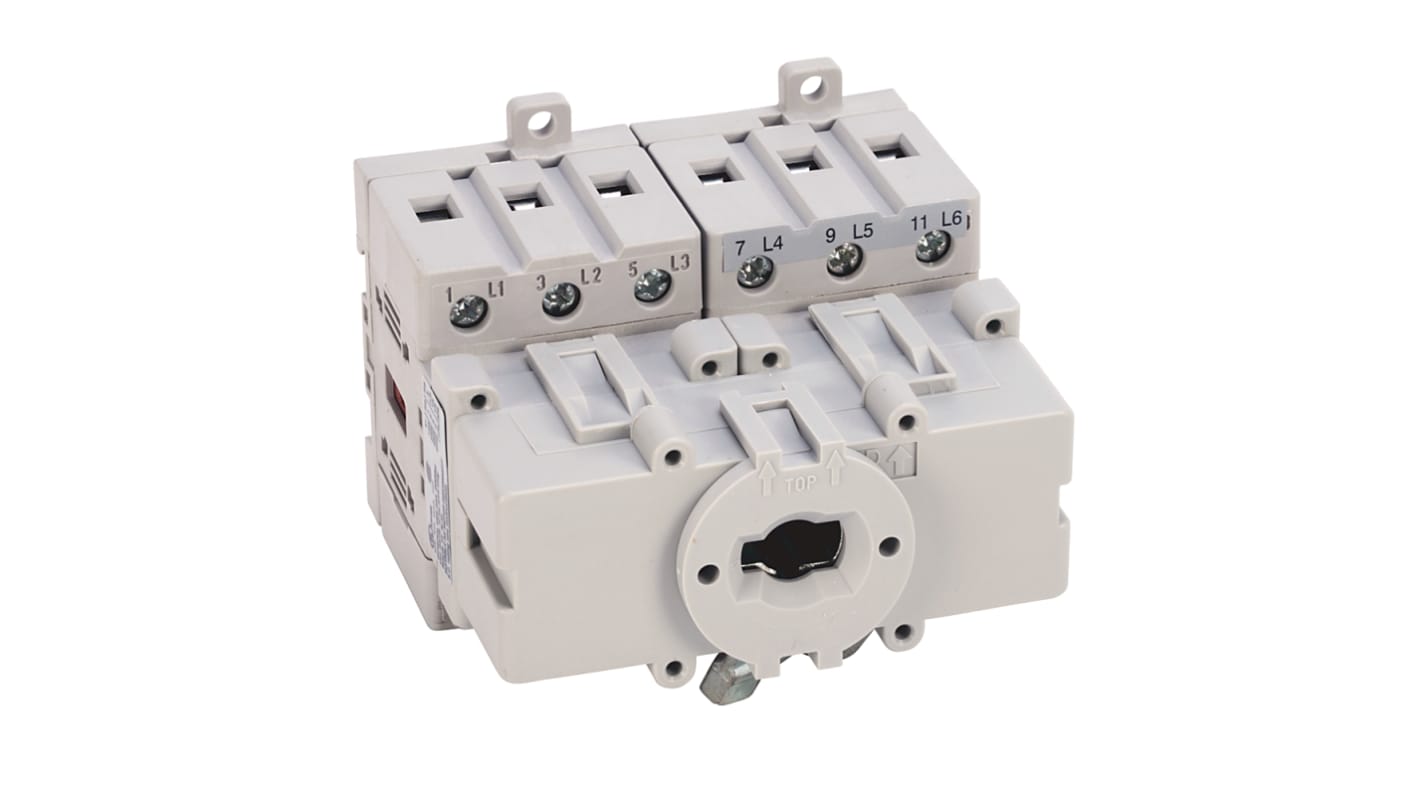 Sezionatore Rockwell Automation 194E-A32-1753, 3 poli, montaggio su guida DIN, corrente massima 32A, protezione IP20.