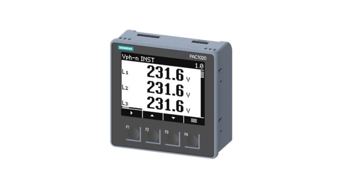 Contatore di energia Siemens 7KM1020-0BA01-1DA0 con display grafico a 4 cifre per misurazioni precise e affidabili. Ideale per installazioni elettriche. Integrazione semplice nei sistemi di automazione.