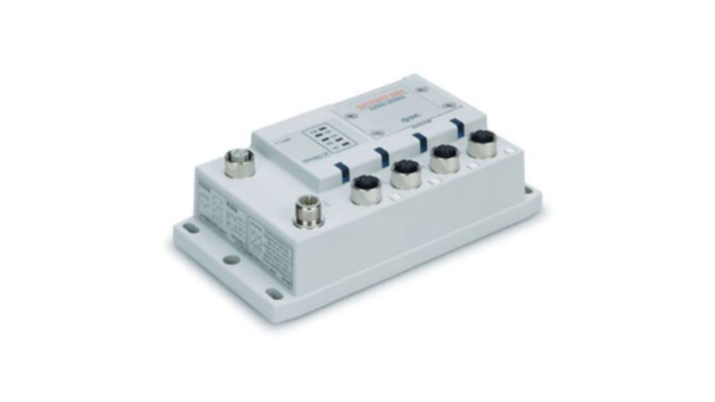 Modulo interfaccia Fieldbus SMC EX510-S101 per valvole a solenoide serie SY, SV, VQC, dimensioni 70 x 31 x 19,6 mm, installazione semplificata.