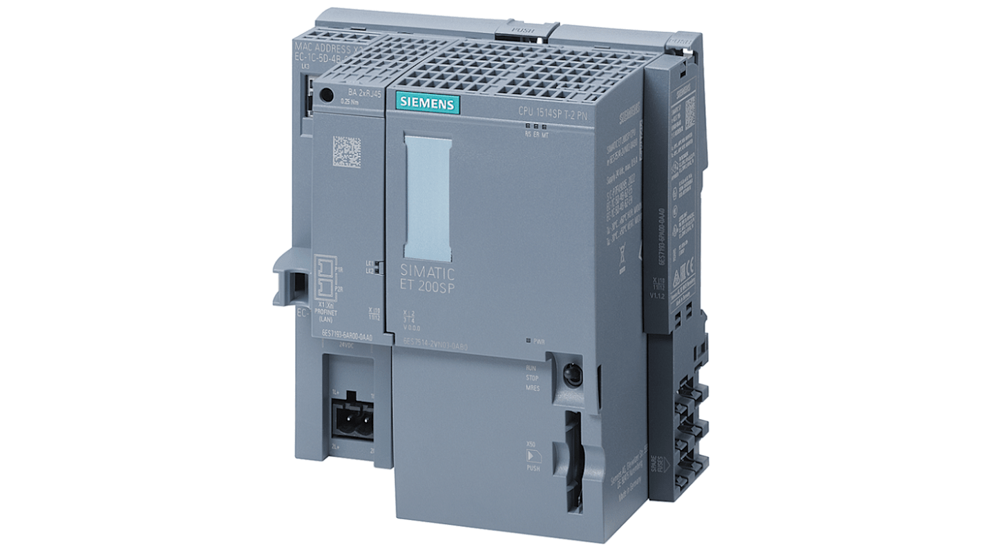 CPU PLC Siemens SIMATIC DP Serie con Ethernet, Profibus e Profinet - 6ES7512-1DM03-0AB0. Potente unità centrale per automazione industriale, prestazioni elevate e supporto per reti avanzate.