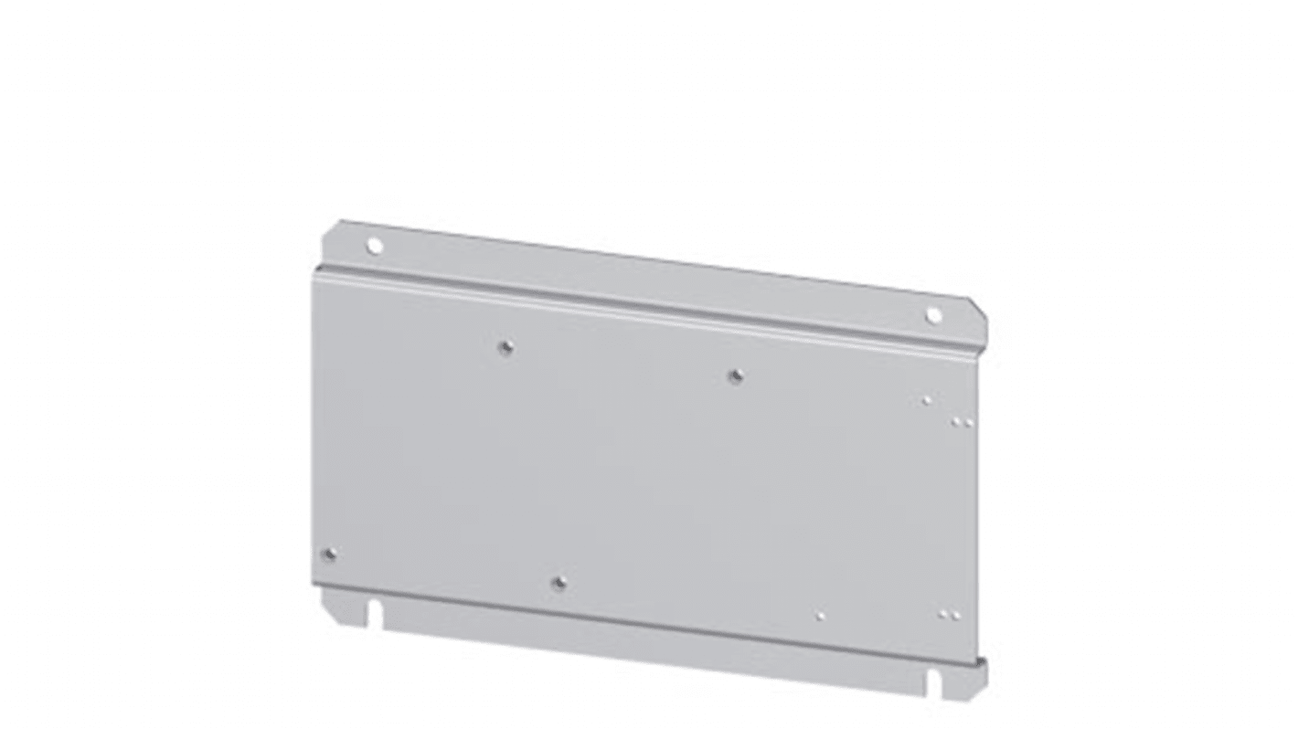 Piastra di base Siemens 3RA19522E per montaggio di tre contattori, compatibile con avviamento stella-delta. Approvazione EAC.