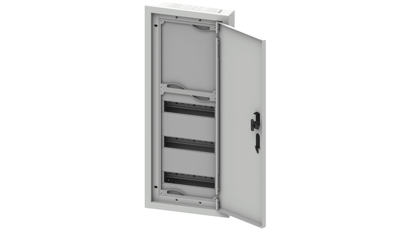 Scheda di distribuzione Siemens ALPHA 160 DIN, armadietto verniciato, grado di protezione IP31, montaggio a parete.