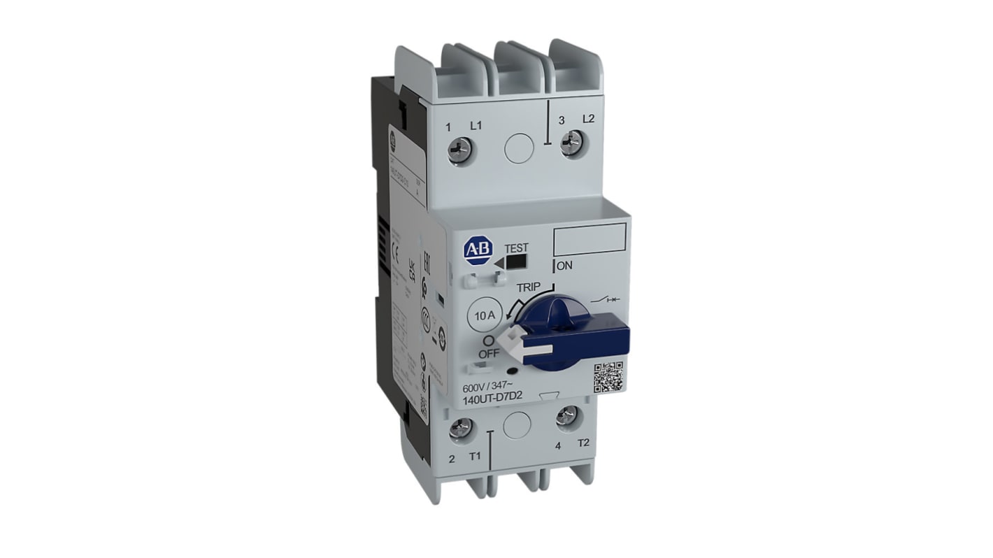 Interruttore magnetotermico scatolato Rockwell Automation, 2 poli, 40A, montaggio fisso, protezione contro cortocircuiti.