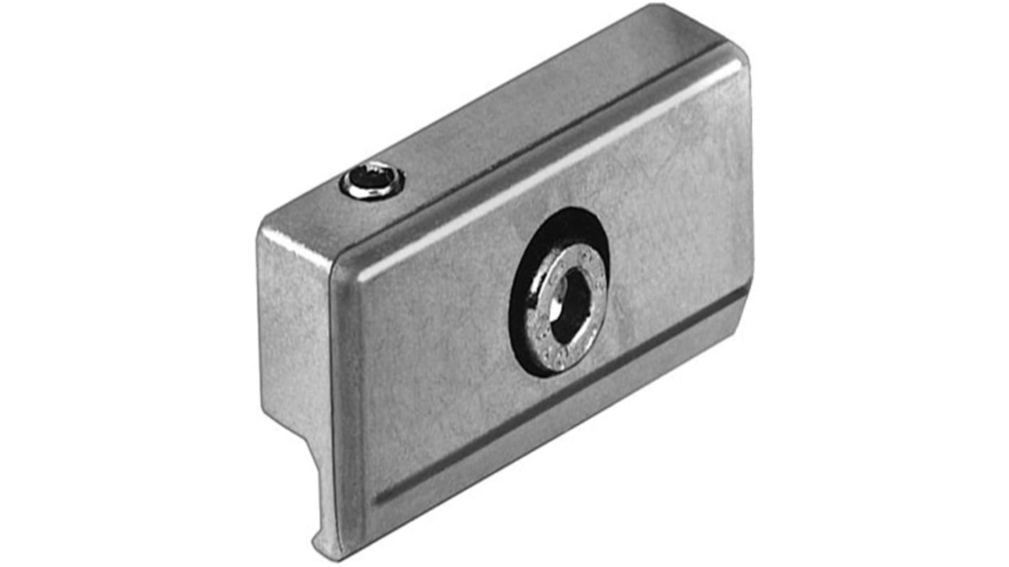 Festo SMB-1, kit di montaggio per sensore in zinco pressofuso, compatibile con cilindri DSBG e aste di fissaggio da 6 mm.