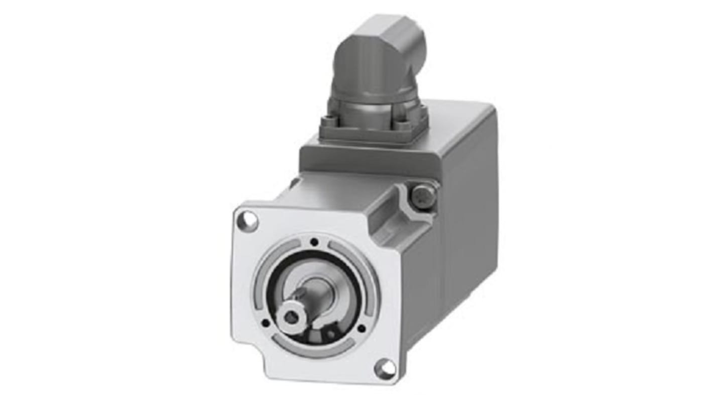 Servomotore Siemens 1FK2102-0AG00-1MA0, sincrono a magnete permanente, 0,05 kW, 3000 giri/min, coppia massima 0,56 Nm.