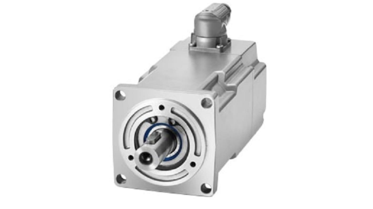 Servomotore Siemens 1FK2103-2AG00-0SA0, sincrono a magnete permanente, 0,2 kW, 3000 giri/min, coppia massima 1,95 Nm.