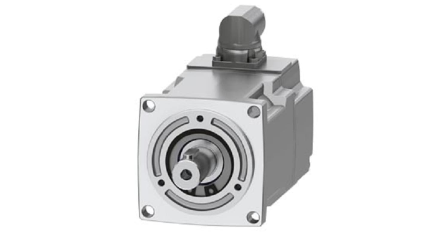 Servomotore Siemens 1FK2103-2AG01-1SA0, sincrono a magnete permanente, 0,2 kW, 1,95 Nm, 3000 giri/min, design compatto.