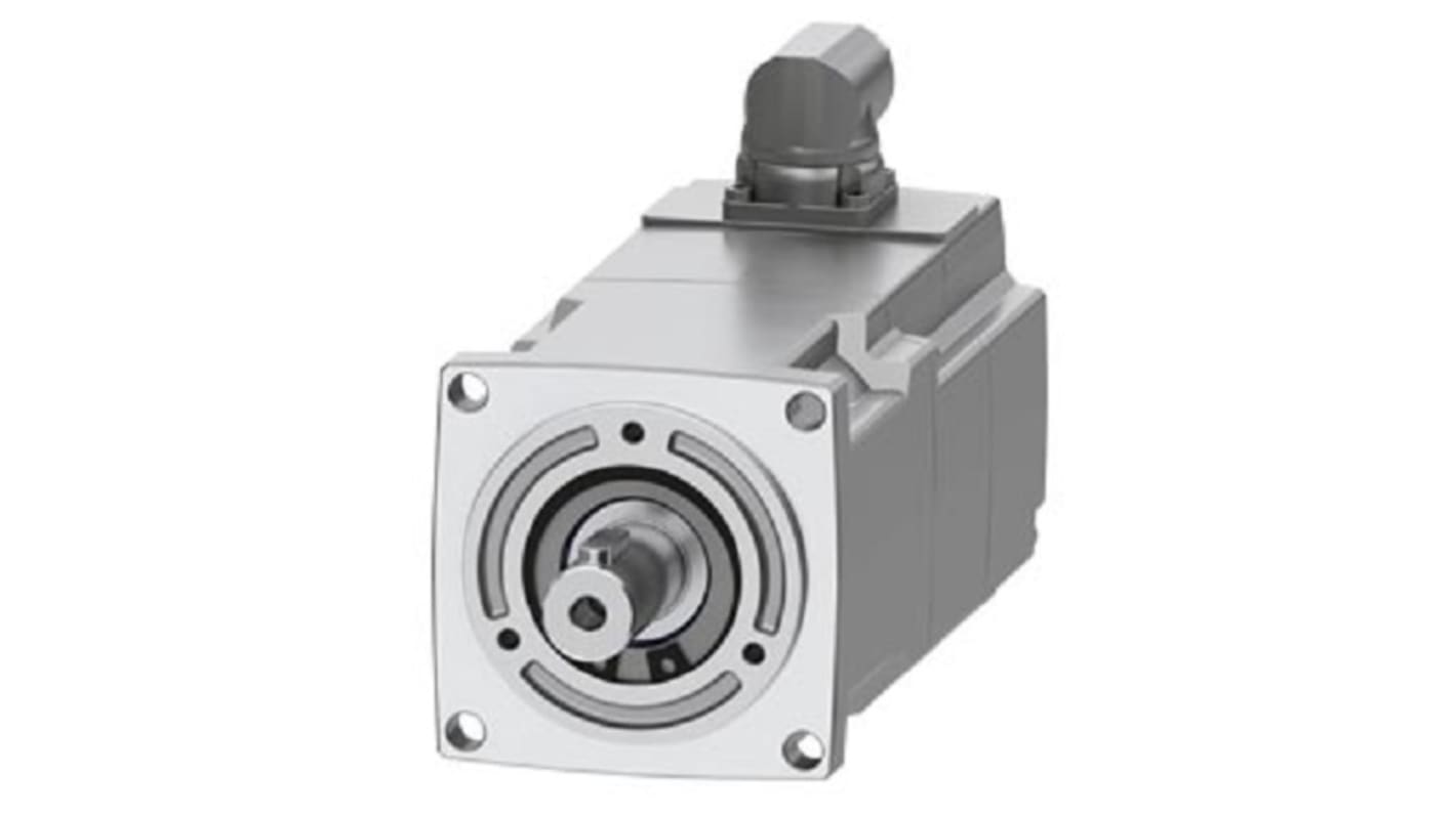 Servomotore Siemens 1FK2103-2AG11-1SA0, sincrono a magnete permanente, 0,2 kW, 3000 giri/min, coppia massima 1,95 Nm.