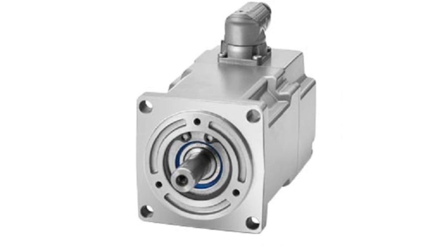 Servomotore Siemens 1FK2103-2AH00-0SA0, sincrono a magnete permanente, 0,28 kW, 4500 giri/min, coppia massima 1,95 Nm.