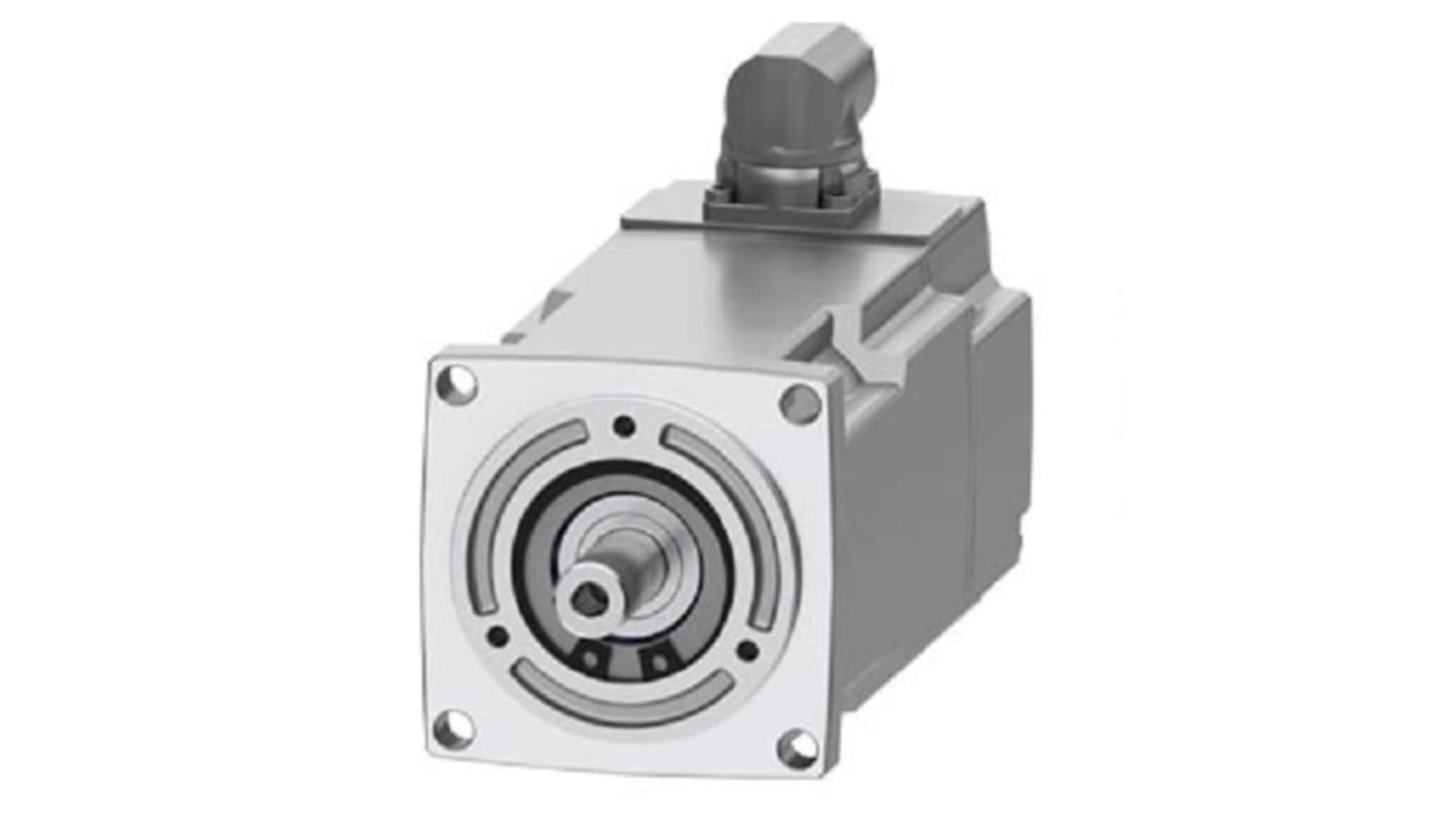 Servomotore Siemens 1FK2103-2AH00-2MA0, sincrono a magnete permanente, 0,28 kW, 4500 giri/min, coppia massima 1,95 Nm.