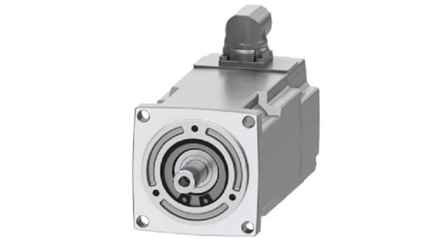 Servomotore Siemens 1FK2103-2AH00-2SA0, sincrono a magnete permanente, 0,28 kW, 4500 giri/min, coppia massima 1,95 Nm.