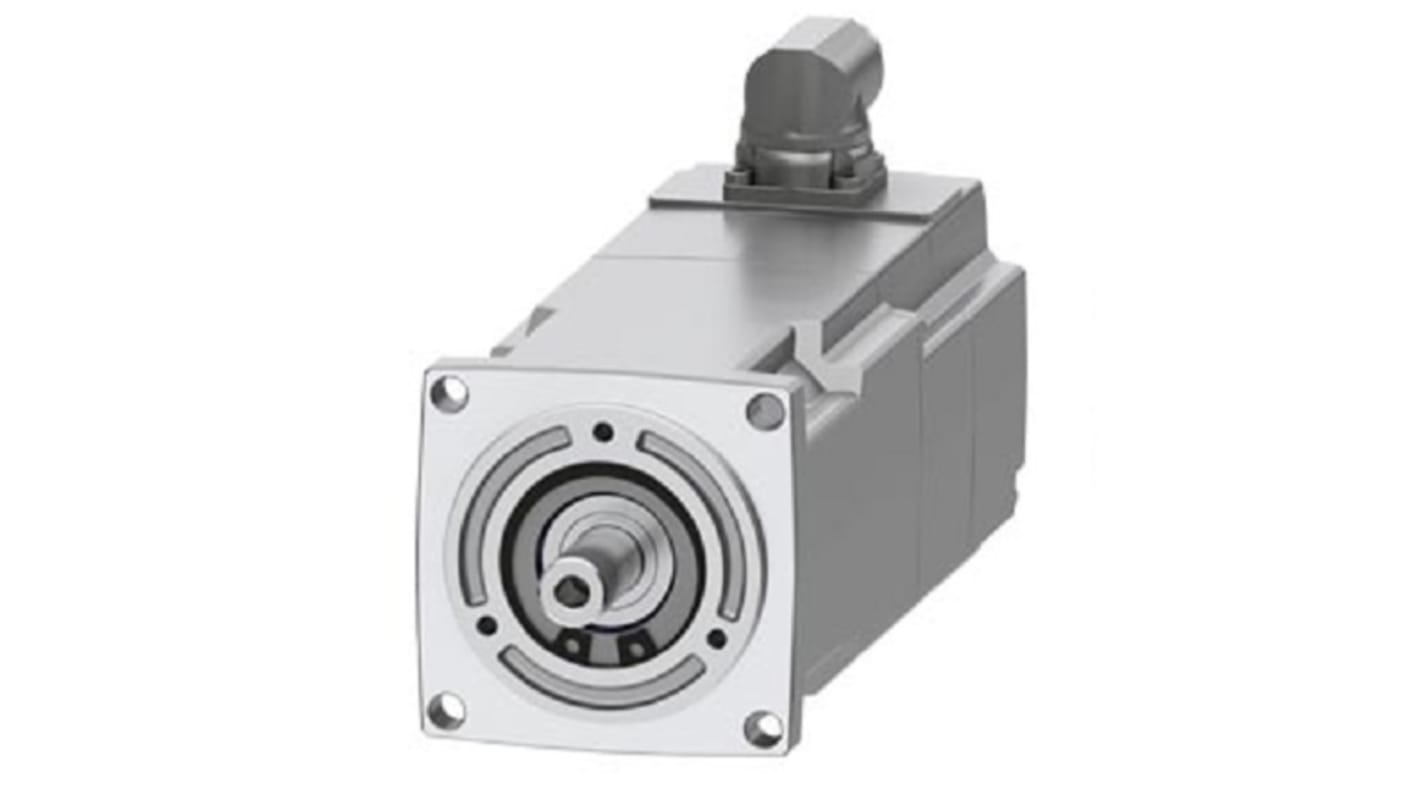 Servomotore Siemens 1FK2103-2AH10-2MA0, sincrono a magnete permanente, 0,28 kW, 4500 giri/min, coppia massima 1,95 Nm.
