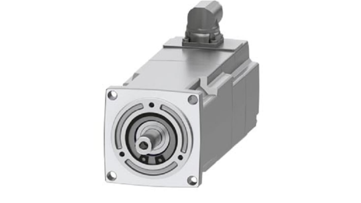 Servomotore Siemens 1FK2103-2AH10-2SA0, sincrono a magnete permanente, 0,28 kW, 4500 giri/min, coppia massima 1,95 Nm.