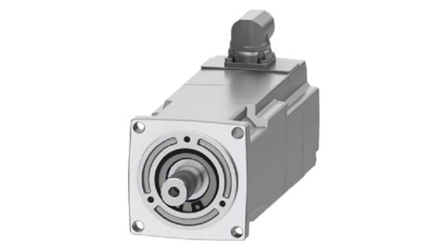 Servomotore Siemens 1FK2103-2AH11-0SA0, sincrono a magnete permanente, 0,28 kW, 4500 giri/min, coppia massima 1,95 Nm.